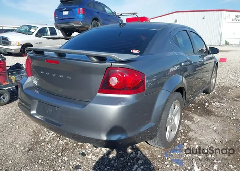 2013 Dodge Avenger Se from USA, damaged, VIN 1C3CDZAB8DN537377